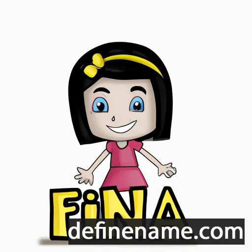 Finia cartoon