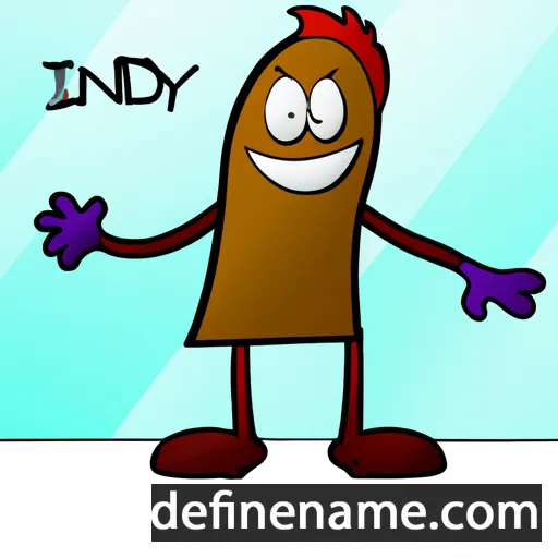 cartoon of the name Finidy