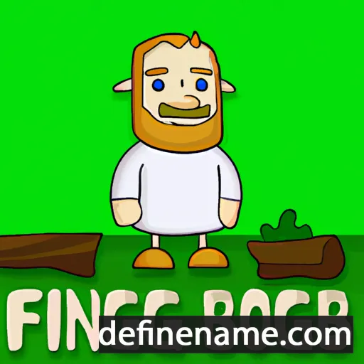 cartoon of the name Finnbogi