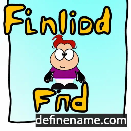 Finndís cartoon