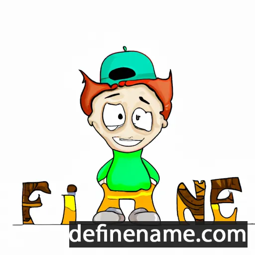 cartoon of the name Finne