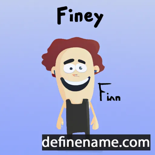 cartoon of the name Finney