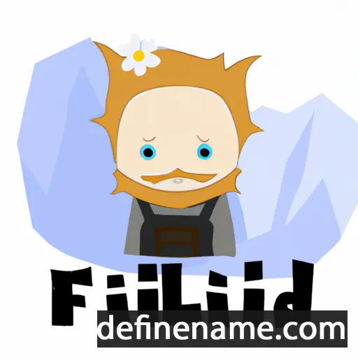 cartoon of the name Finnfríði