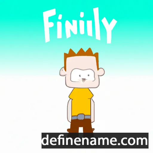 cartoon of the name Finnlay