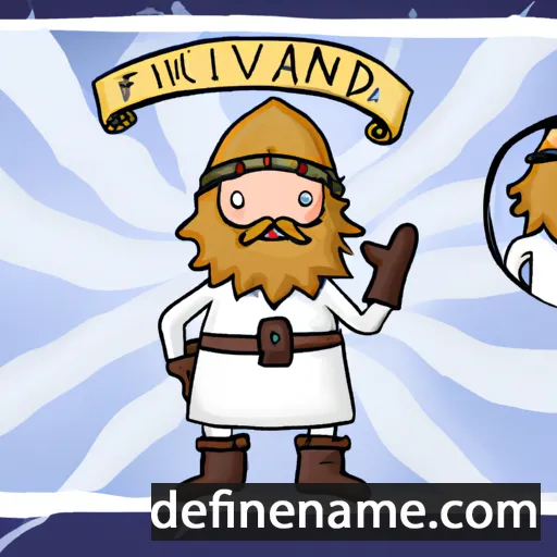 cartoon of the name Finnvarðr