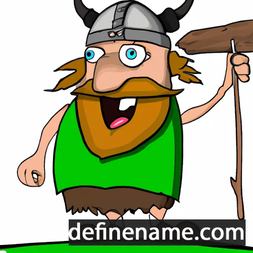 cartoon of the name Finnviðr