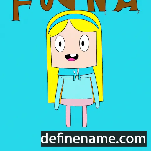 Fionna cartoon