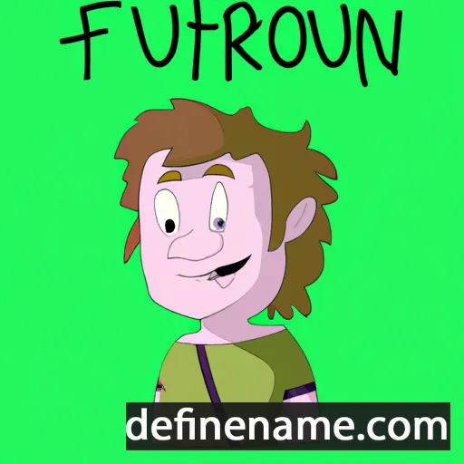 cartoon of the name Fionnúir