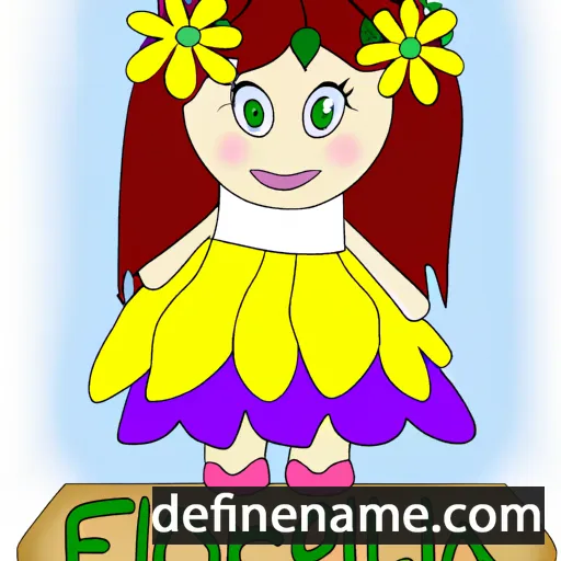 cartoon of the name Fiorebella