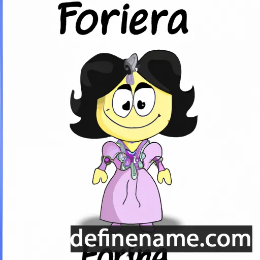 cartoon of the name Fiorenta