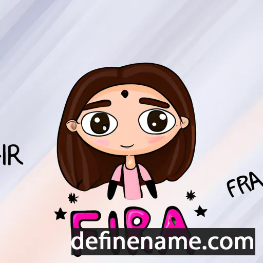 cartoon of the name Fira