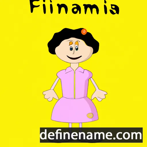 cartoon of the name Firminia