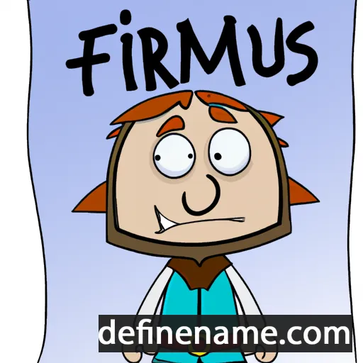 cartoon of the name Firmus