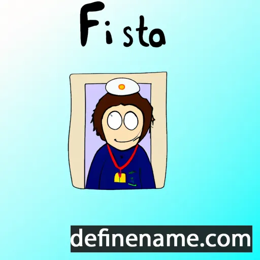 cartoon of the name Firtsa