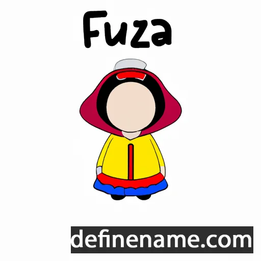 cartoon of the name Firüzä