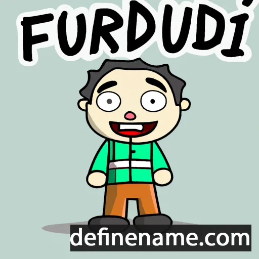 cartoon of the name Firudin