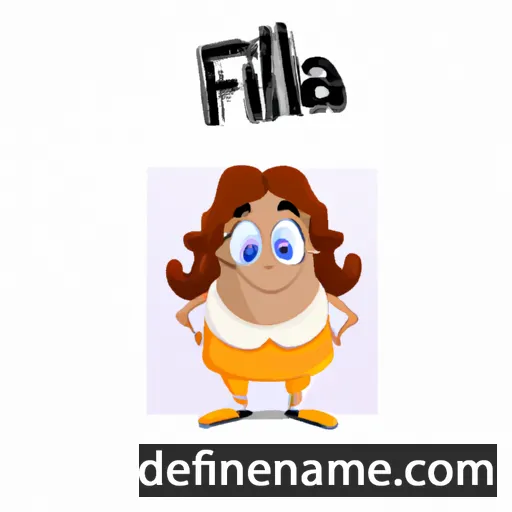 cartoon of the name Fitela