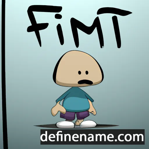 cartoon of the name Fitim