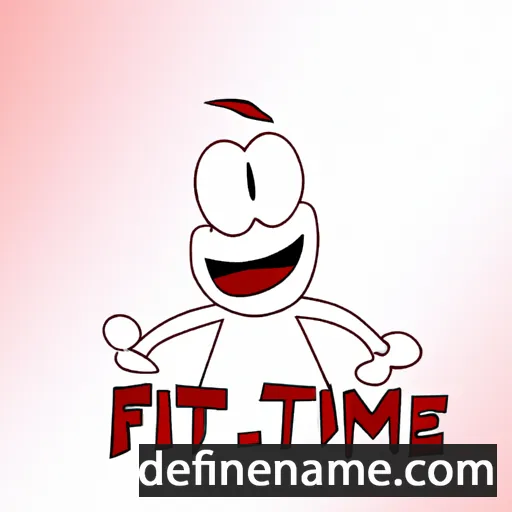 cartoon of the name Fitime