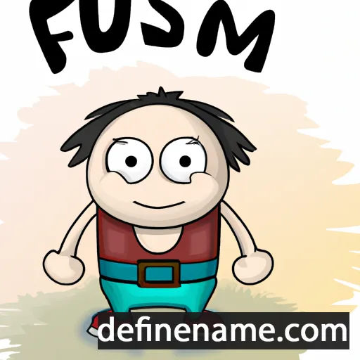 cartoon of the name Fitsum