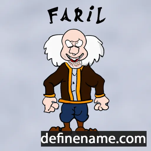 cartoon of the name Fjalar