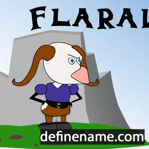 cartoon of the name Fjallar