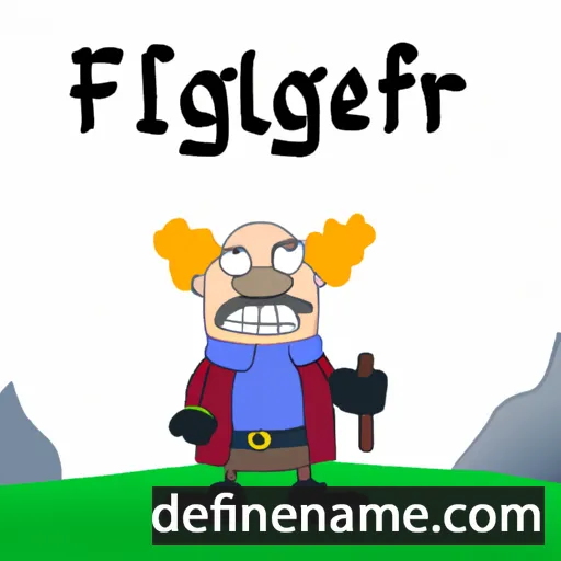 cartoon of the name Fjallgeirr