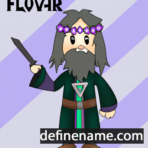 cartoon of the name Fjölvar