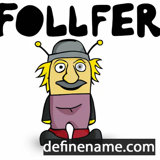 cartoon of the name Fjølner