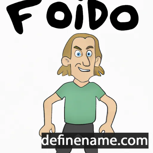 cartoon of the name Fjodor