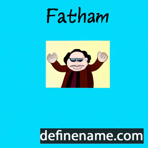 cartoon of the name Flaitheamh