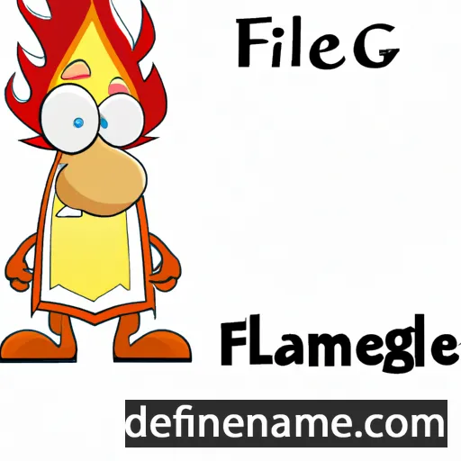 Flamelig cartoon