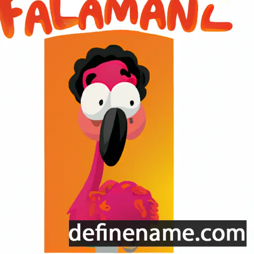 cartoon of the name Flamen