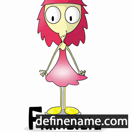 cartoon of the name Flamina