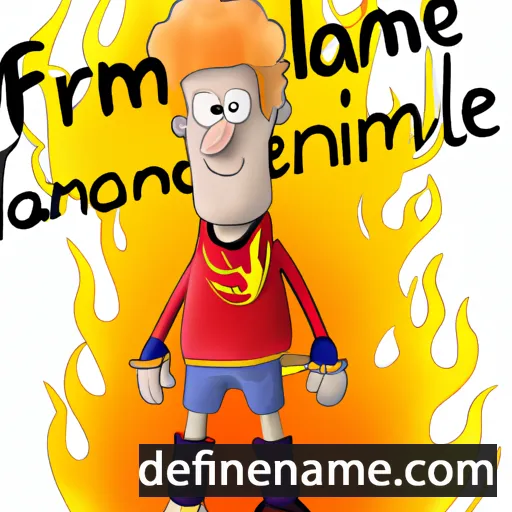 Flamine cartoon