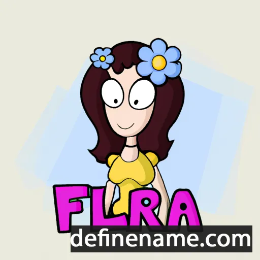 cartoon of the name Flara