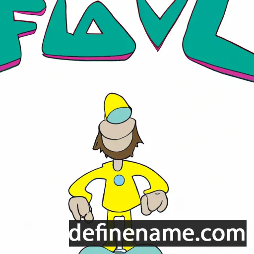 cartoon of the name Flav