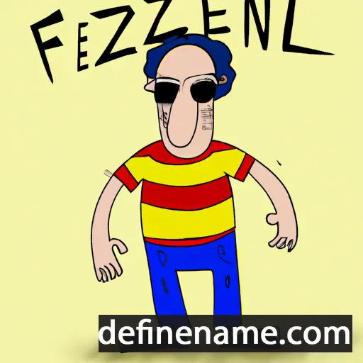 cartoon of the name Fleanzio