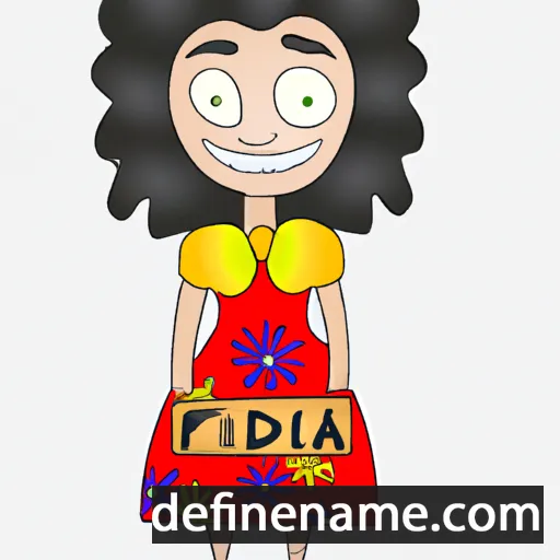 cartoon of the name Flerida