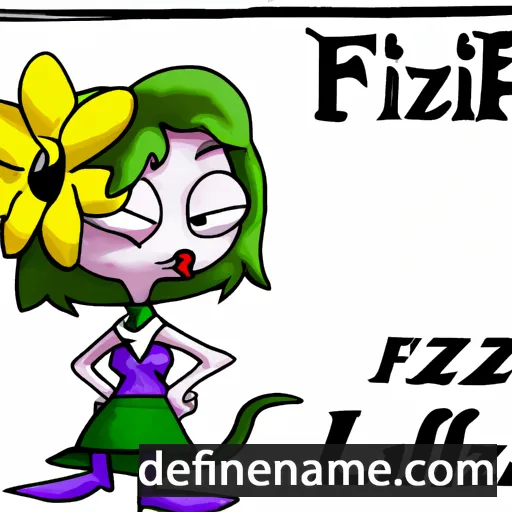 cartoon of the name Fleur de Liz