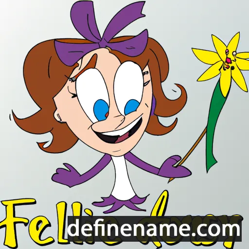 cartoon of the name Fleurdelys