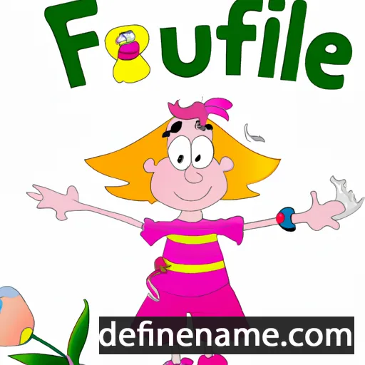 cartoon of the name Fleurtje