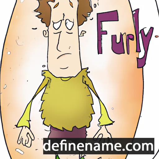 cartoon of the name Fleury