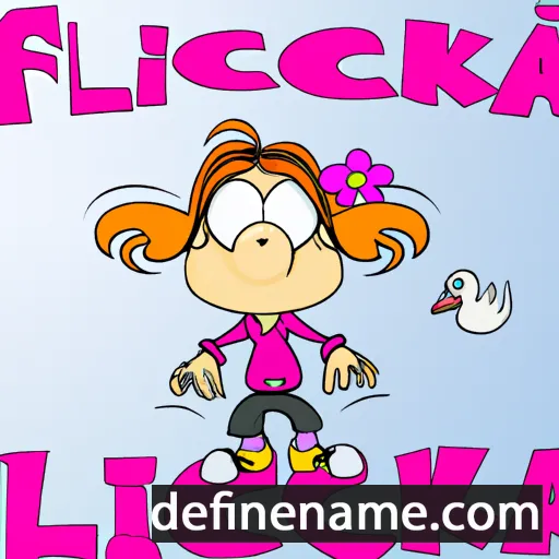 Flicka cartoon