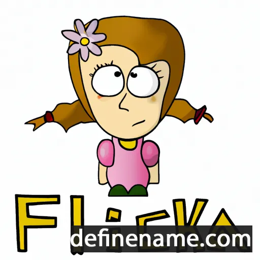 cartoon of the name Flicka