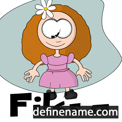 cartoon of the name Flisa