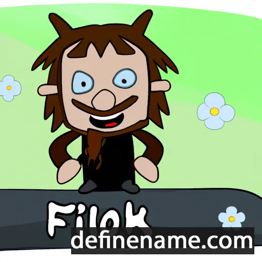 Flóki cartoon