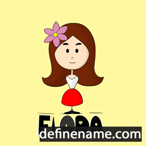 cartoon of the name Flórída