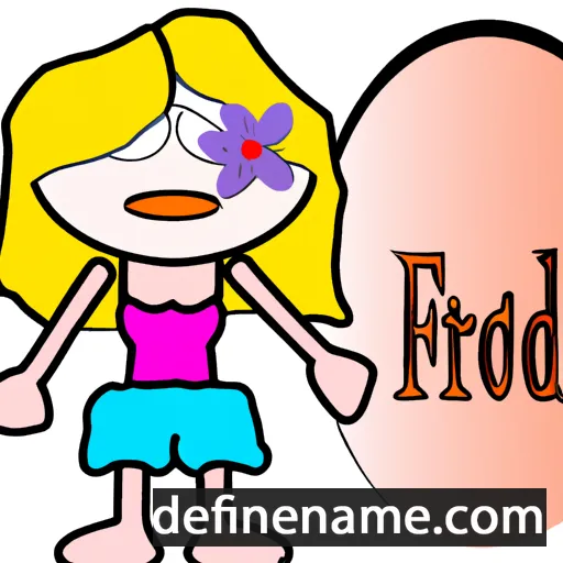 cartoon of the name Flórida