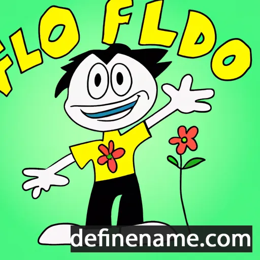 cartoon of the name Flórido